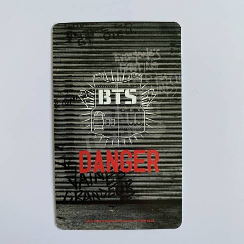 BTS 3RD JAPANESE ALBUM 'DANGER' PHOTOCARD - J-HOPE